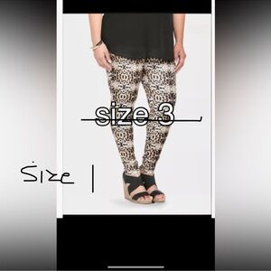 Torrid Animal Print Leggings - Brown and Black